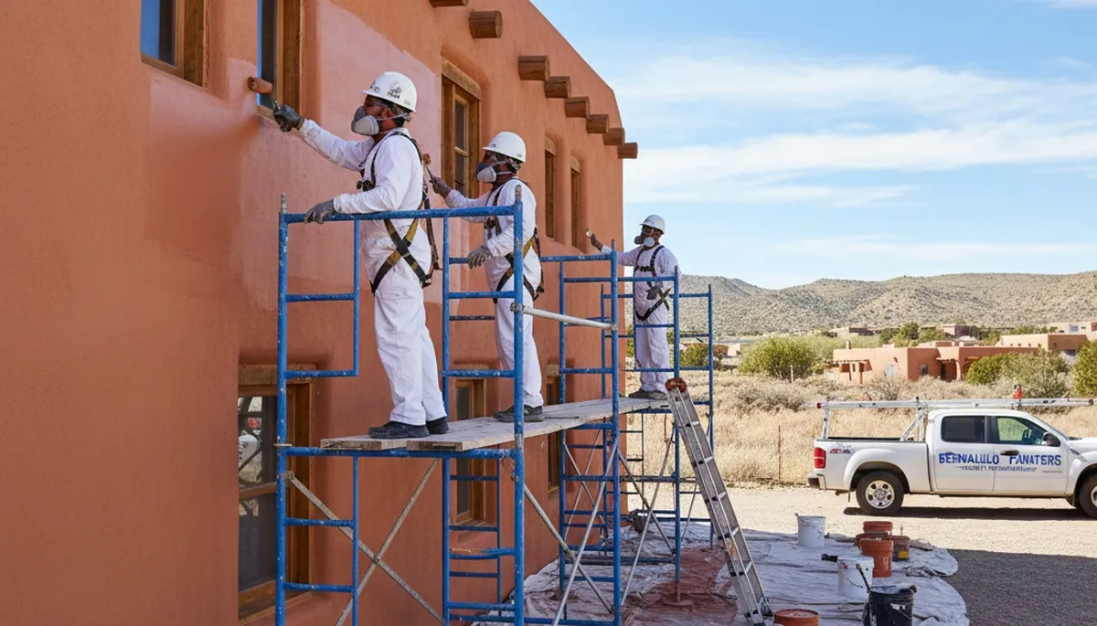 Professional painters providing interior and exterior painting services in Albuquerque, NM