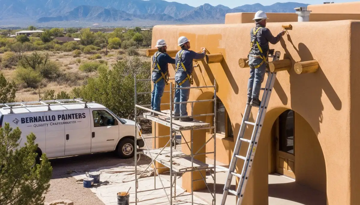 Professional Albuquerque, NM painting crew providing interior and exterior house painting services