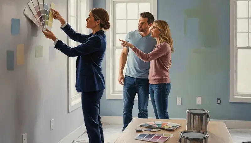 Albuquerque, NM paint color consultant helping homeowners choose durable high desert palettes