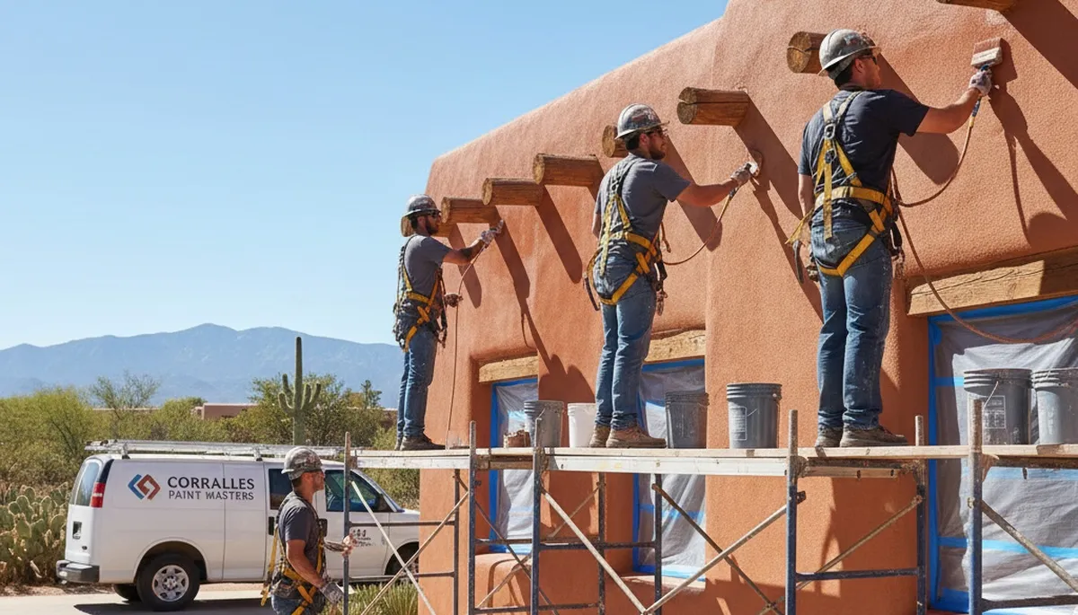 Professional painting team serving Albuquerque, NM for interior and exterior house painting