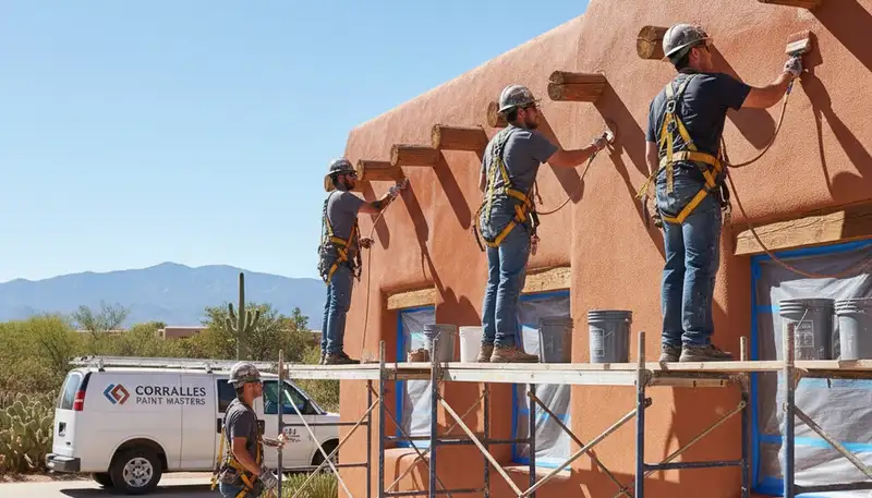 Professional painting team serving Albuquerque, NM for interior and exterior house painting