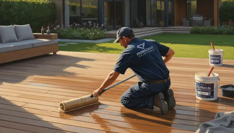 Professional deck sealing in Albuquerque, NM to protect wood and refresh curb appeal