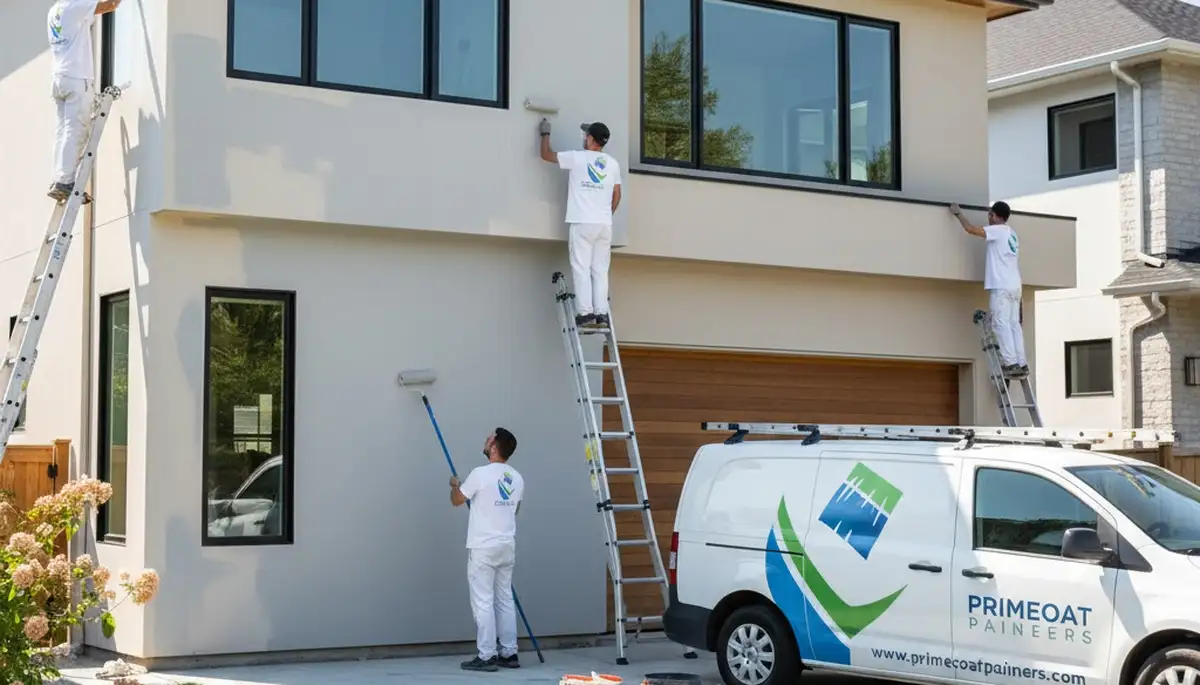 Exterior house painting in Albuquerque, NM for stucco homes with UV-resistant exterior paint