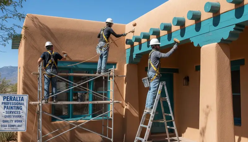 Albuquerque, NM painting contractor providing professional interior and exterior house painting services