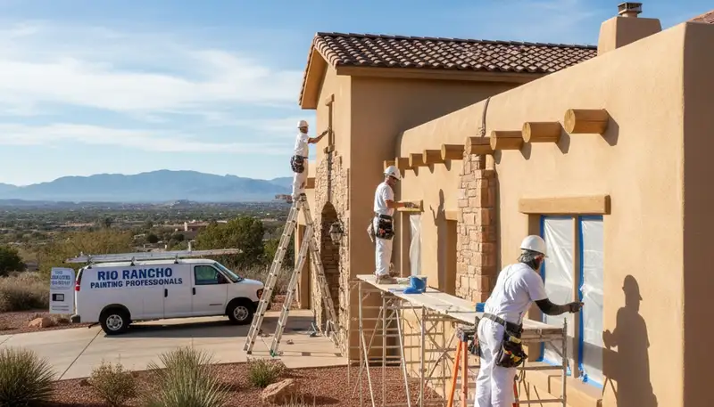 Professional painters in Albuquerque, NM providing residential and commercial painting services