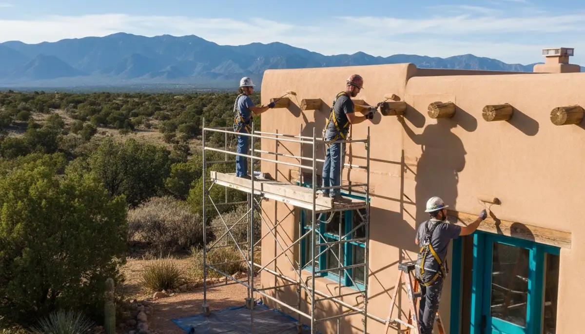 Painting crew serving Albuquerque, NM with interior and exterior house painting services