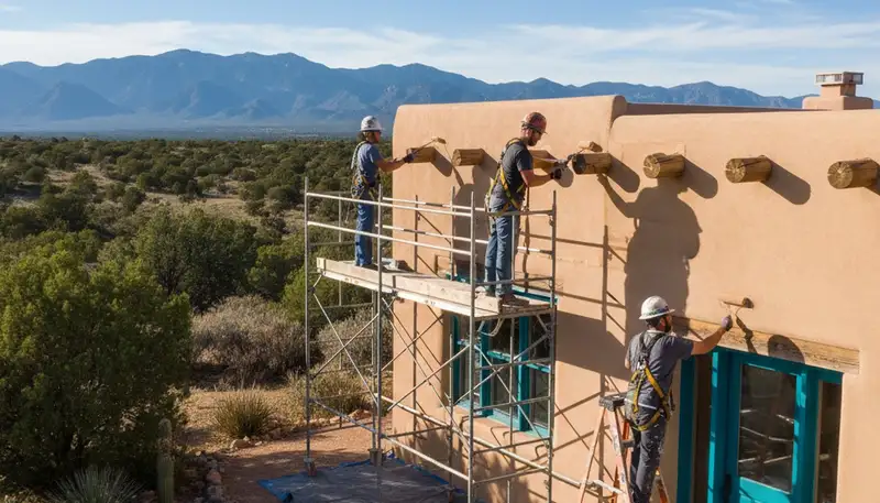Painting crew serving Albuquerque, NM with interior and exterior house painting services