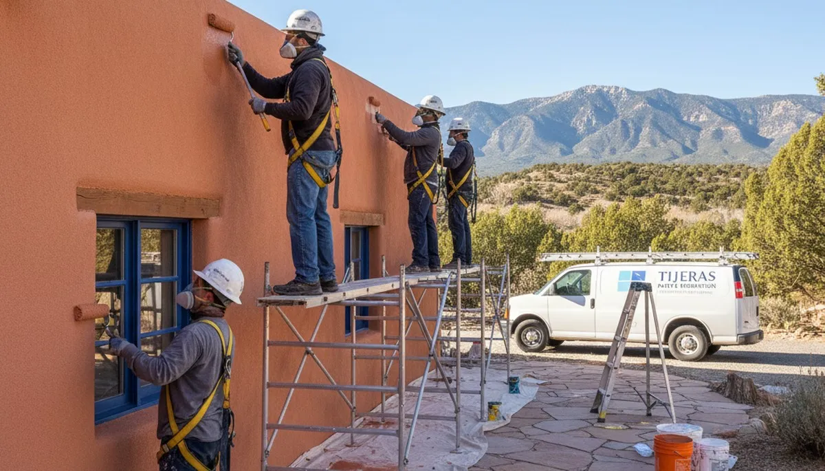 Professional painting contractor in Albuquerque, NM providing interior and exterior house painting services