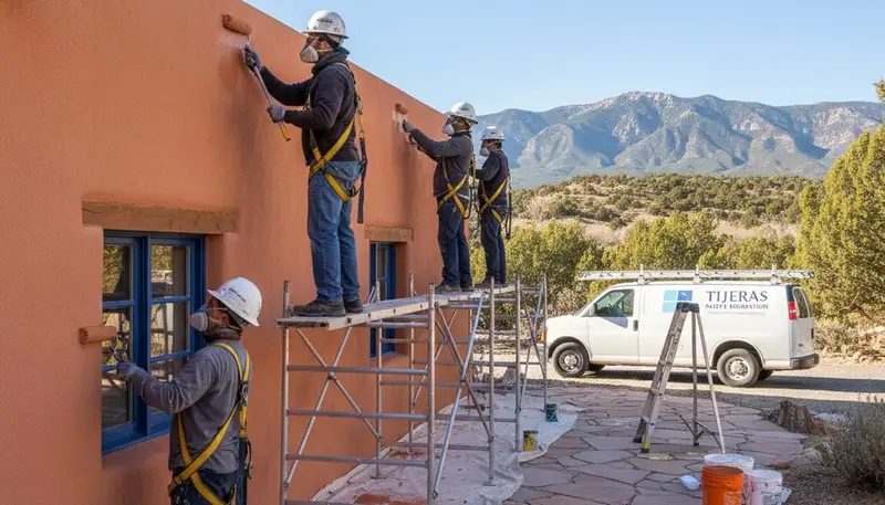 Professional painting contractor in Albuquerque, NM providing interior and exterior house painting services